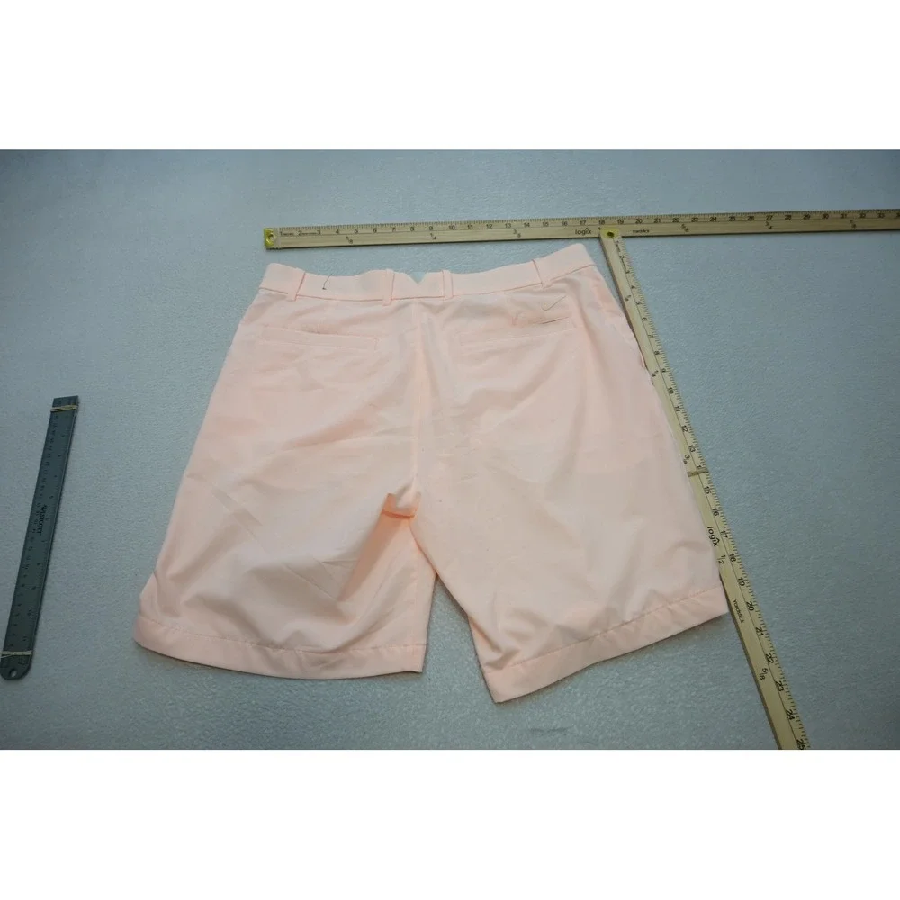Nike Golf Shorts Mens 34 Peach Dri-FIT Standard Fit CU9740-814 Excellent